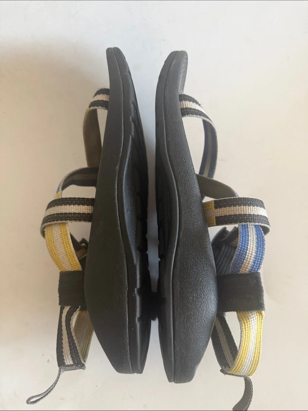 Chaco Z/1 Eco Thread Vary Blue Yellow Sports Outdoor Sandals size 6 Boys/Youth